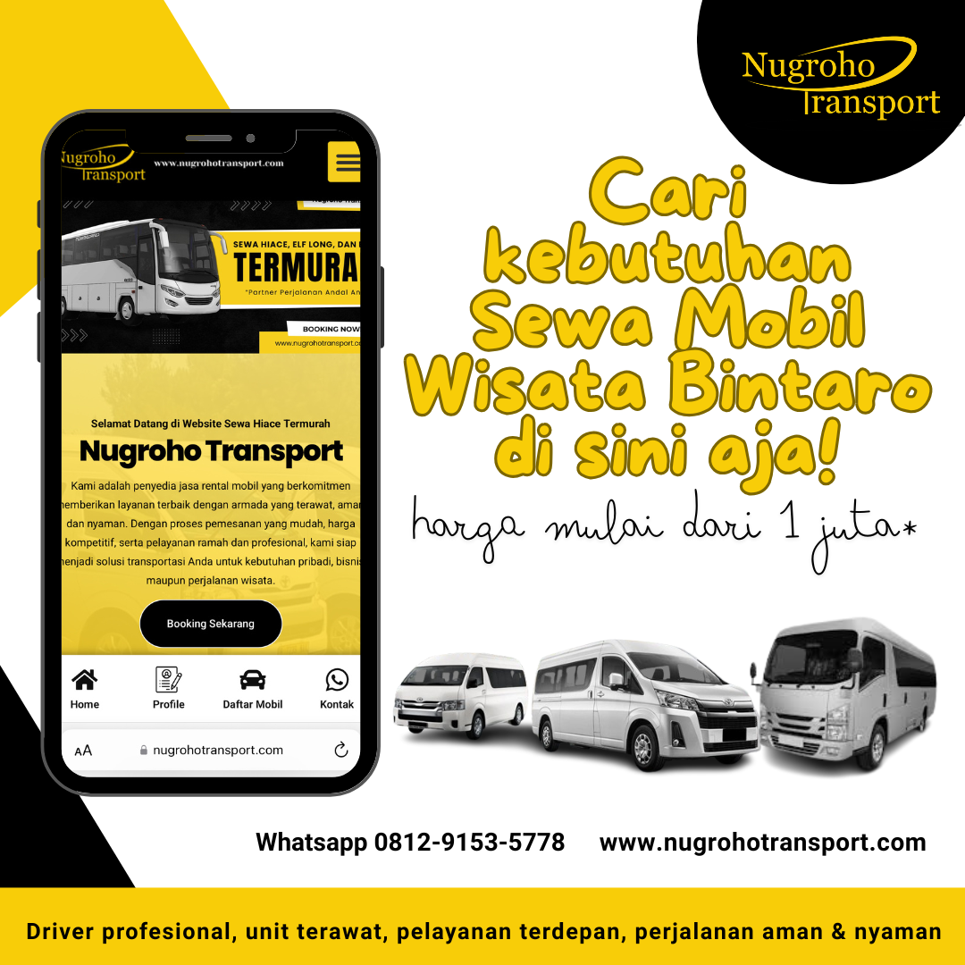 Sewa Mobil Wisata Bintaro